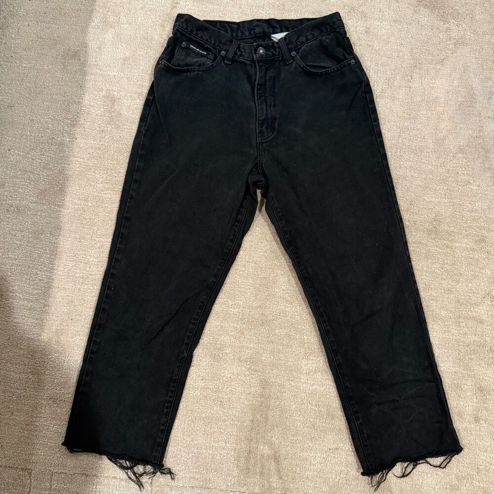 Womens Black Denim Jeans - DKNY